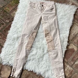J Brand Jodphur Velvet Trimmed Riding Pants Size 25